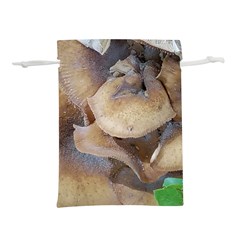 Close Up Mushroom Abstract Lightweight Drawstring Pouch (l) by Fractalsandkaleidoscopes