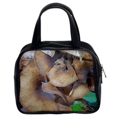 Close Up Mushroom Abstract Classic Handbag (two Sides) by Fractalsandkaleidoscopes