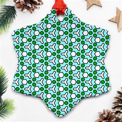 Illustrations Background Texture Snowflake Ornament (two Sides)