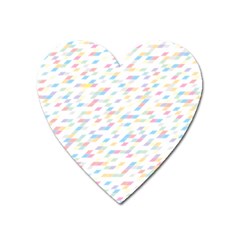 Texture Background Pastel Box Heart Magnet by HermanTelo