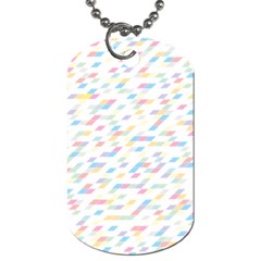 Texture Background Pastel Box Dog Tag (one Side) by HermanTelo