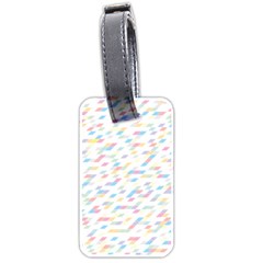 Texture Background Pastel Box Luggage Tag (two Sides)