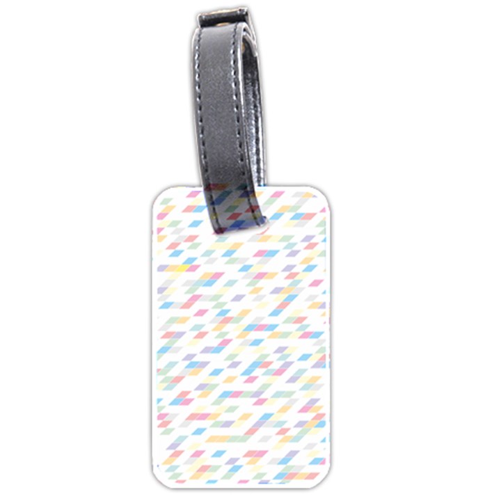 Texture Background Pastel Box Luggage Tag (two sides)