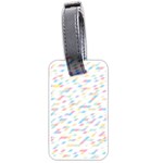 Texture Background Pastel Box Luggage Tag (two sides) Back