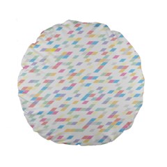 Texture Background Pastel Box Standard 15  Premium Round Cushions