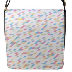 Texture Background Pastel Box Flap Closure Messenger Bag (s) by HermanTelo