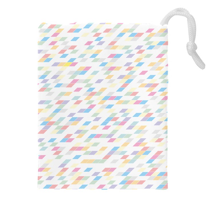 Texture Background Pastel Box Drawstring Pouch (4XL)