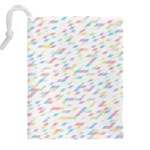 Texture Background Pastel Box Drawstring Pouch (4XL) Back