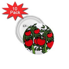 Tomato Garden Vine Plants Red 1 75  Buttons (10 Pack) by HermanTelo