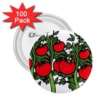 Tomato Garden Vine Plants Red 2.25  Buttons (100 pack)  Front