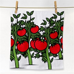 Tomato Garden Vine Plants Red Face Towel