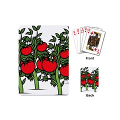 Tomato Garden Vine Plants Red Playing Cards Single Design (mini)