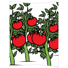 Tomato Garden Vine Plants Red Back Support Cushion by HermanTelo