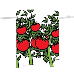 Tomato Garden Vine Plants Red  Lightweight Drawstring Pouch (xl) by HermanTelo