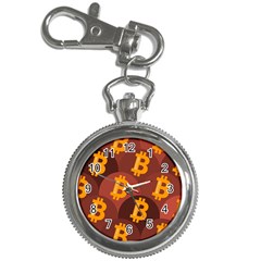 Cryptocurrency Bitcoin Digital Key Chain Watches by HermanTelo