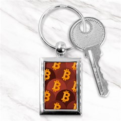 Cryptocurrency Bitcoin Digital Key Chain (rectangle) by HermanTelo