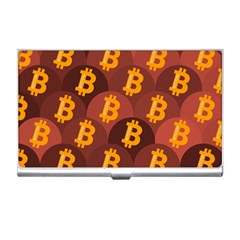 Cryptocurrency Bitcoin Digital Business Card Holder by HermanTelo