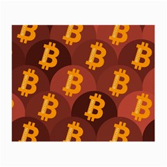 Cryptocurrency Bitcoin Digital Small Glasses Cloth by HermanTelo