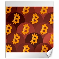 Cryptocurrency Bitcoin Digital Canvas 8  X 10  by HermanTelo