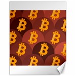 Cryptocurrency Bitcoin Digital Canvas 12  x 16  11.86 x15.41  Canvas - 1