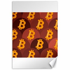 Cryptocurrency Bitcoin Digital Canvas 24  X 36  by HermanTelo