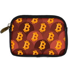 Cryptocurrency Bitcoin Digital Digital Camera Leather Case by HermanTelo