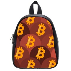 Cryptocurrency Bitcoin Digital School Bag (small) by HermanTelo