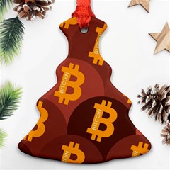 Cryptocurrency Bitcoin Digital Christmas Tree Ornament (two Sides)