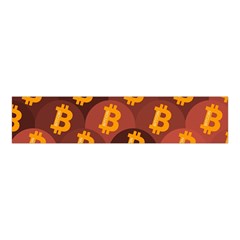 Cryptocurrency Bitcoin Digital Velvet Scrunchie by HermanTelo