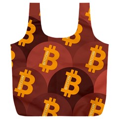 Cryptocurrency Bitcoin Digital Full Print Recycle Bag (xxl) by HermanTelo