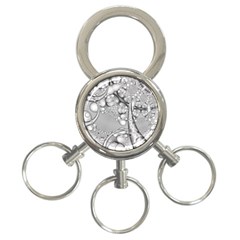 Illustrations Entwine Fractals 3-ring Key Chain