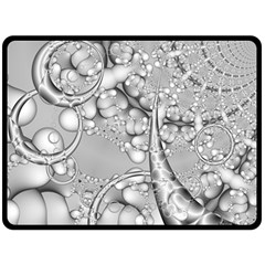 Illustrations Entwine Fractals Fleece Blanket (large) 