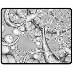 Illustrations Entwine Fractals Fleece Blanket (medium) 