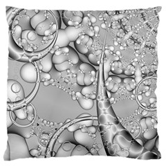 Illustrations Entwine Fractals Large Flano Cushion Case (one Side)