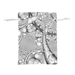 Illustrations Entwine Fractals Lightweight Drawstring Pouch (l) by HermanTelo