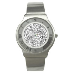 Phone Communication Technology Stainless Steel Watch