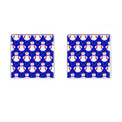 Seamless Snow Cool Cufflinks (square) by HermanTelo