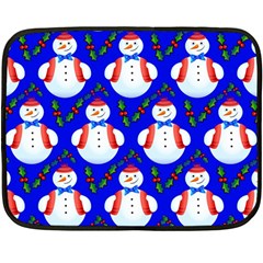 Seamless Snow Cool Fleece Blanket (mini) by HermanTelo