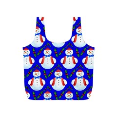 Seamless Snow Cool Full Print Recycle Bag (s) by HermanTelo