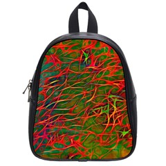 Background Pattern Texture School Bag (small)