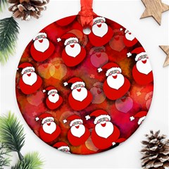 Santa Clause Ornament (round) by HermanTelo