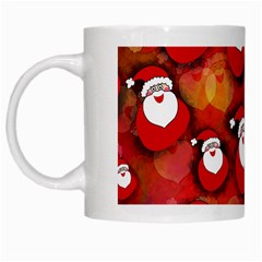 Santa Clause White Mugs