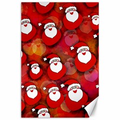 Santa Clause Canvas 24  X 36  by HermanTelo