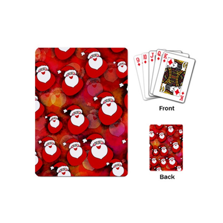 Santa Clause Playing Cards Single Design (Mini)