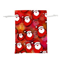 Santa Clause Lightweight Drawstring Pouch (s) by HermanTelo