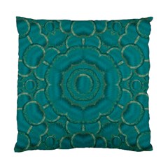 Over The Calm Sea Is The Most Beautiful Star Standard Cushion Case (two Sides) by pepitasart