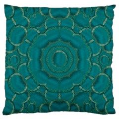 Over The Calm Sea Is The Most Beautiful Star Large Cushion Case (one Side) by pepitasart