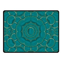 Over The Calm Sea Is The Most Beautiful Star Double Sided Fleece Blanket (small)  by pepitasart