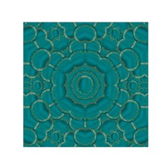 Over The Calm Sea Is The Most Beautiful Star Small Satin Scarf (square) by pepitasart