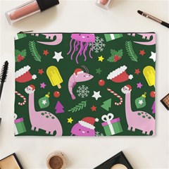 Colorful Funny Christmas Pattern Cosmetic Bag (xl) by Vaneshart